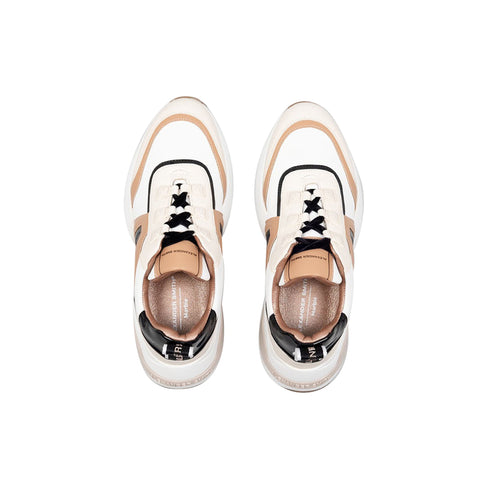 ALEXANDER SMITH Sneakers Sneakers Donna Marble Bianca White camel - Francavilla Moda